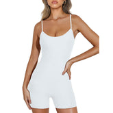 Strap Tight Jumpsuit Verstellbarer Schultergurt Yoga Sporthose
